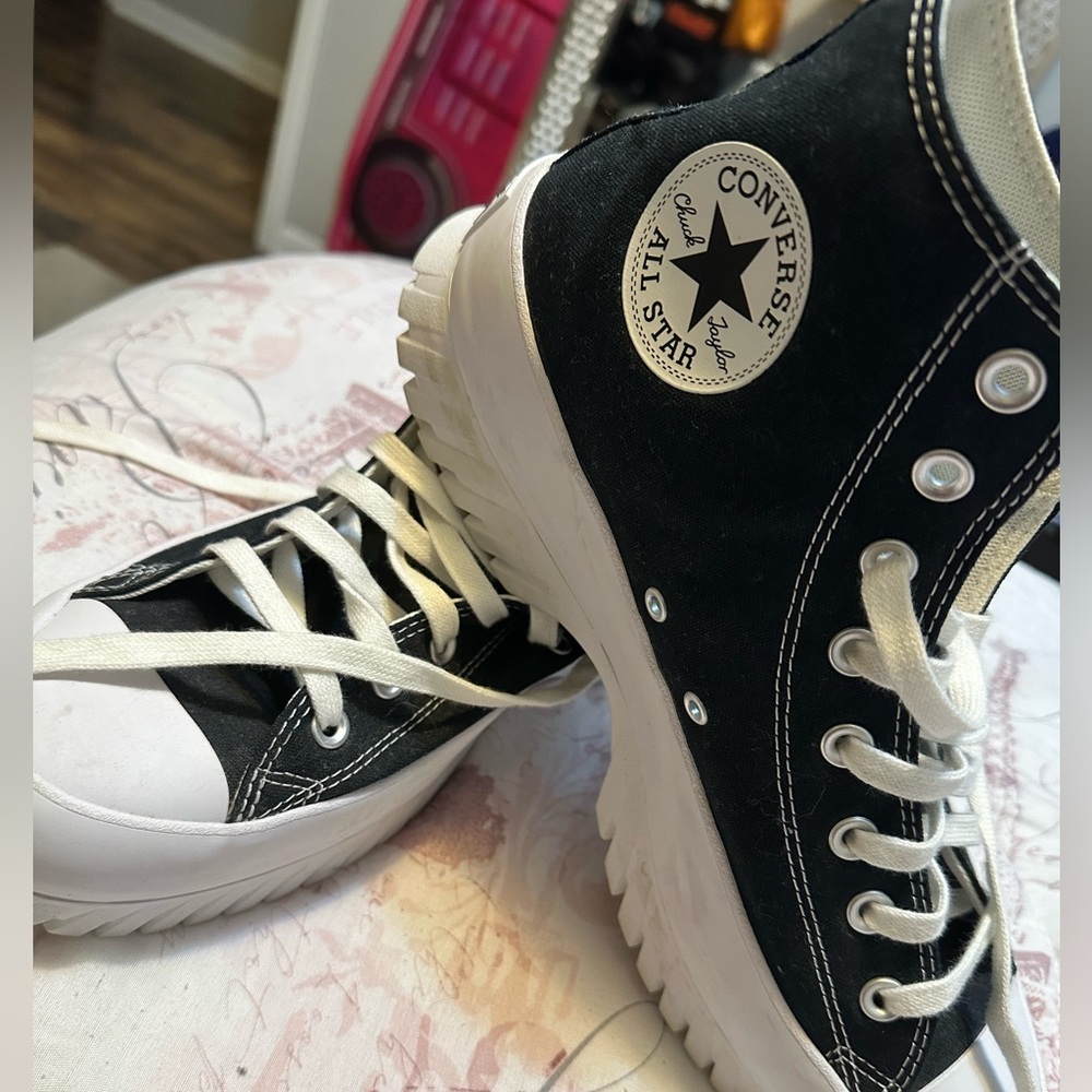 Converse Black and White High-Tops
